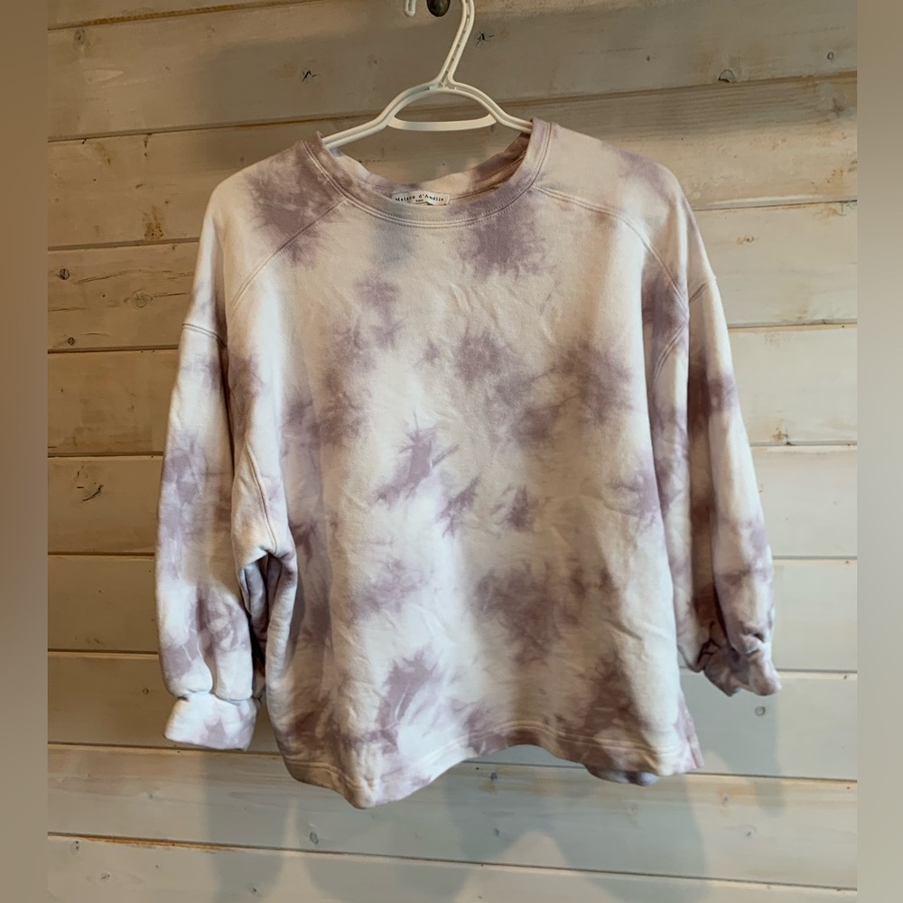 Maison de Amélie | Purple Tie Dye Crewneck Sweater